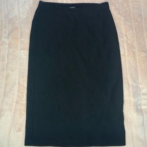 F21 Body-con black skirt